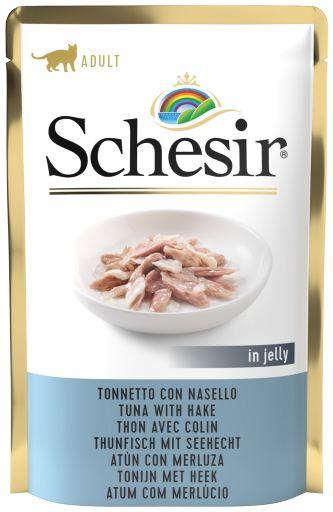 Schesir Gato Atún+Merluza 100 Grs.