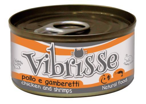 Vibrisse Gato Pollo Y Gambas 70g.