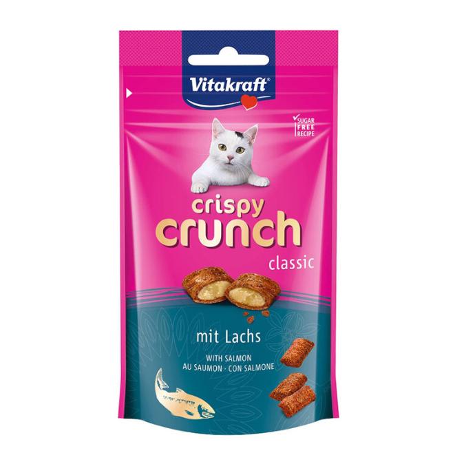 Vitak Cat Crispy Crunch Salmon 60 grs. 