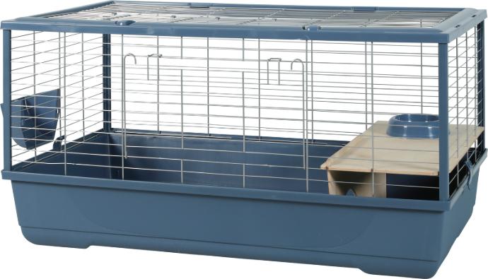 Jaula Nlife Conn Conej/Coba 100 azul      