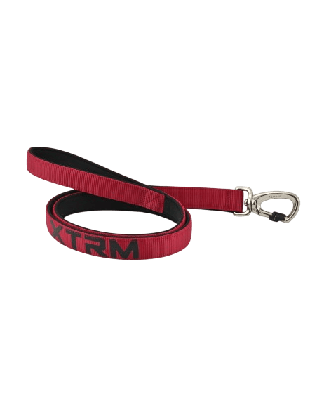 Correa X-TRM Neon Flash Rojo/Negro 25 m/m 120 cm.