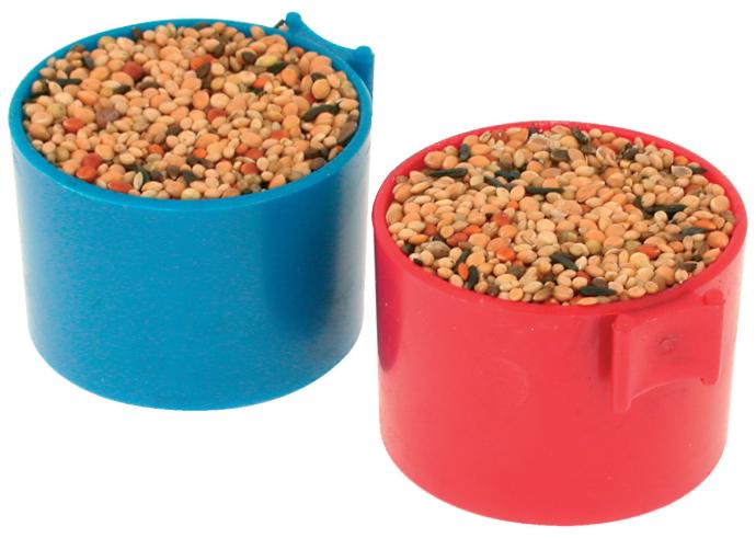 [142122] 2 Cuencos de Miel Pajaros Exot.