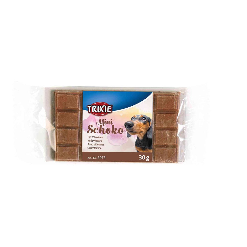 [2973] 2 Tabletas Chocolate perros, 30 g/ud