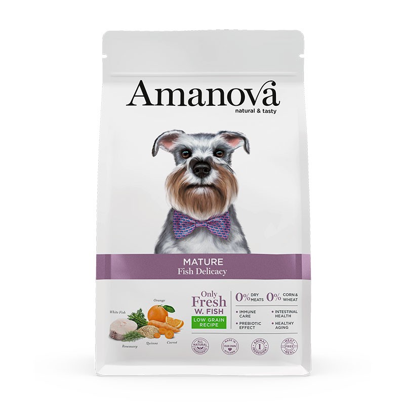 [S-AMJ80WF02] Amanova Adult Mature Fish Delicacy&Quinoa 2 Kg.