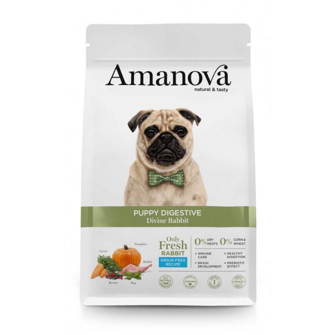 [S-AMJ72PR02] Amanova Puppy Digestive Divine Rabbit & Calabaza 2 Kg.