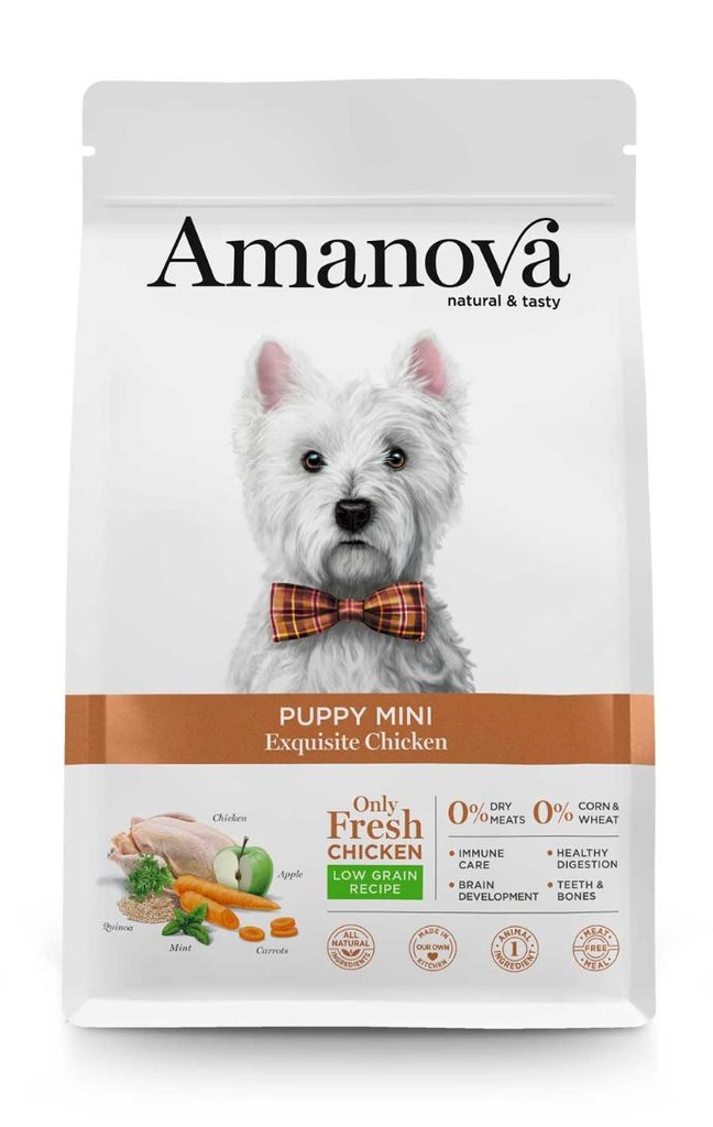 [S-AMJ10PN02] Amanova Puppy Mini Exquisite Chicken&Quinoa 2 Kg.