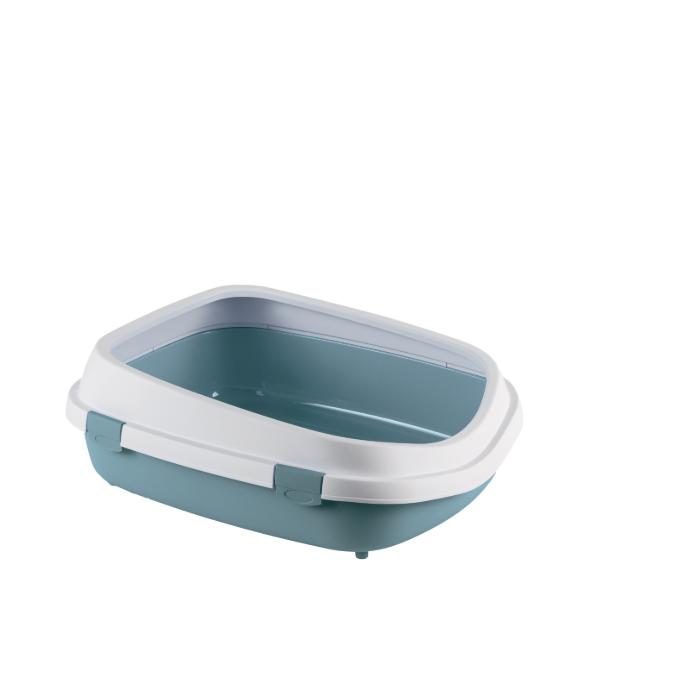 [590108AC] Arenero Gatos Queen Azul Acero