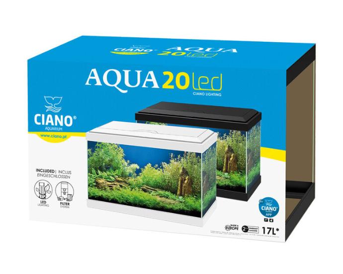 [24526] Acuario Aqua 20 Led Blanco
