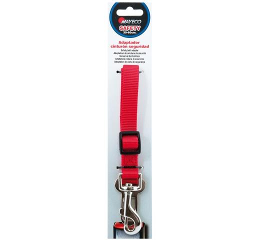 [PE68866] Adaptador-Cinturon Seguridad 25mm Rojo