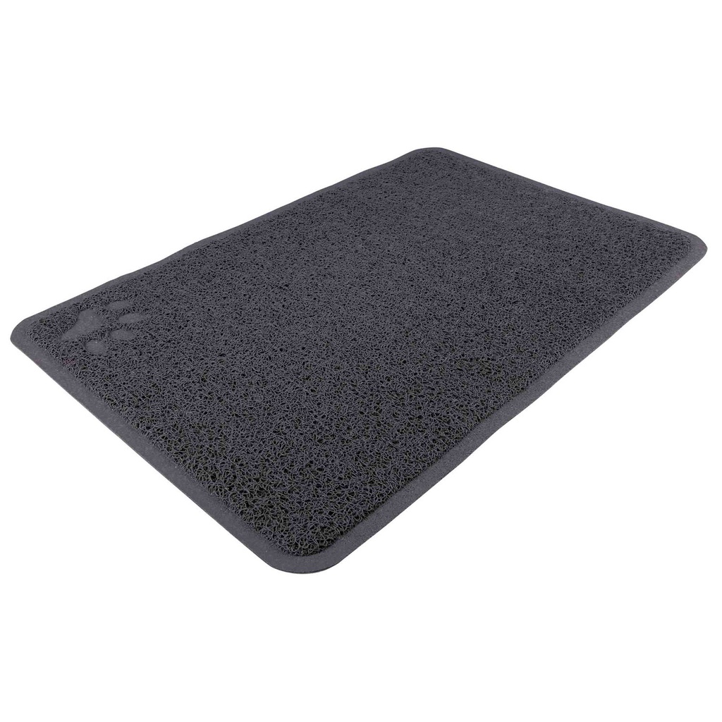 [40382] Alfombrilla Bandeja Gato. Pvc. 40x60 Cm. Antracita