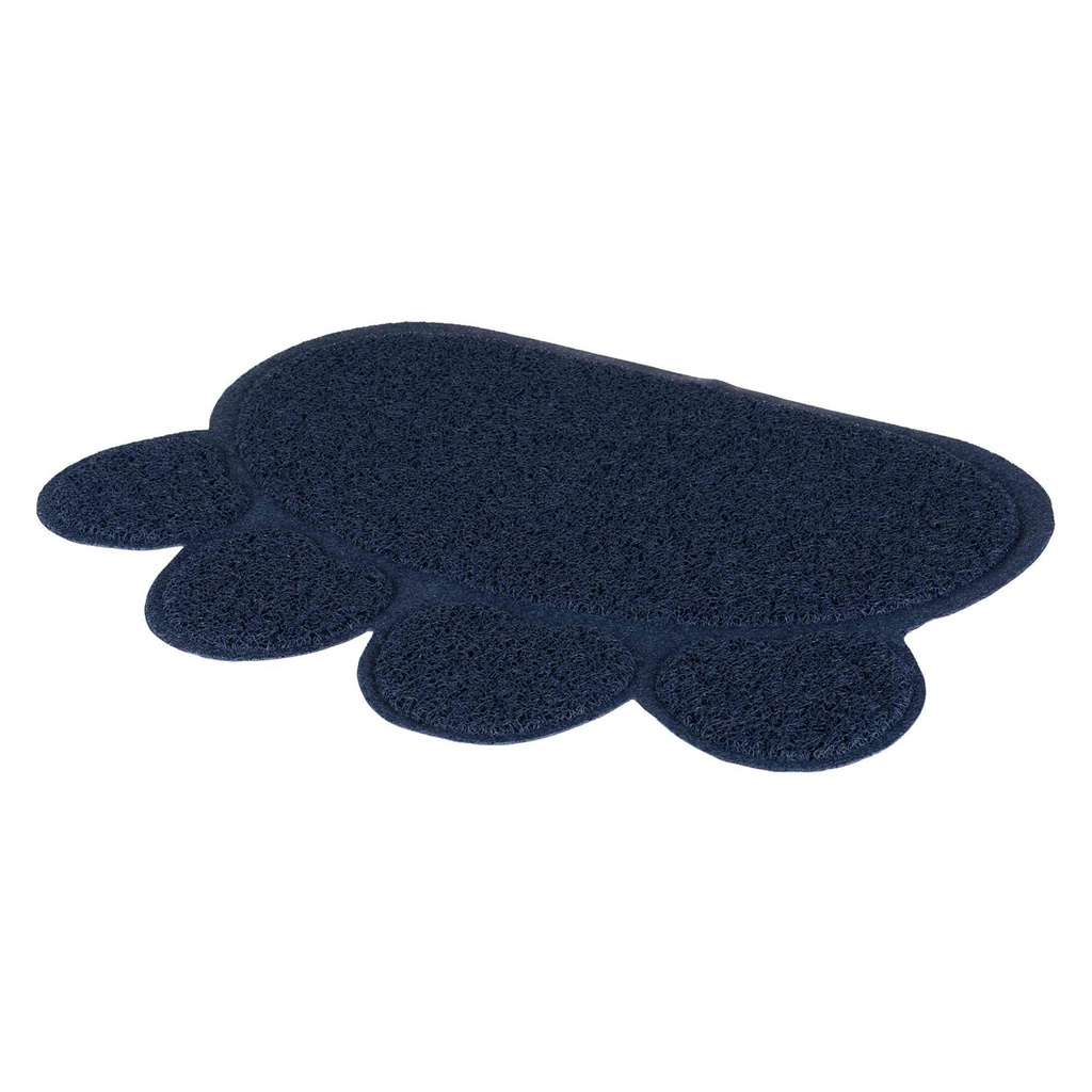 [40383] Alfombrilla Bandeja. Huella.Pvc. 60×45cm.Azul Osc.