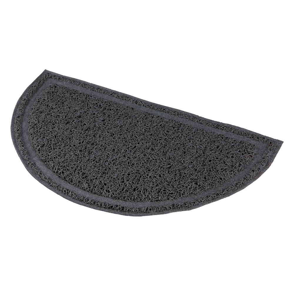[40385] Alfombrilla PVC Semi-circular 41x25 cm. Antracita