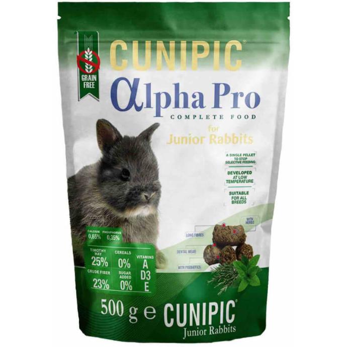[CU61000] Alpha Pro Junior Rabbit 500grs