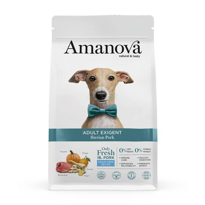 [S-AMJ71AP02] Amanova Adult Exigent Iberian Pork & Calabaza 2 Kg. 
