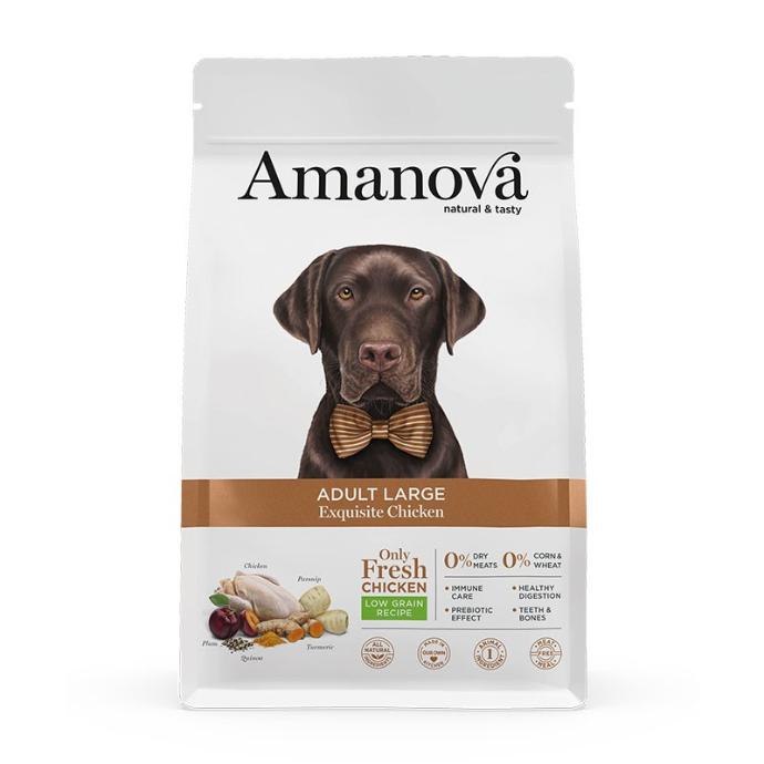 [S-AMJ60AL12] Amanova Adult Large Exquisite Chicken & Quinoa 12 Kg.