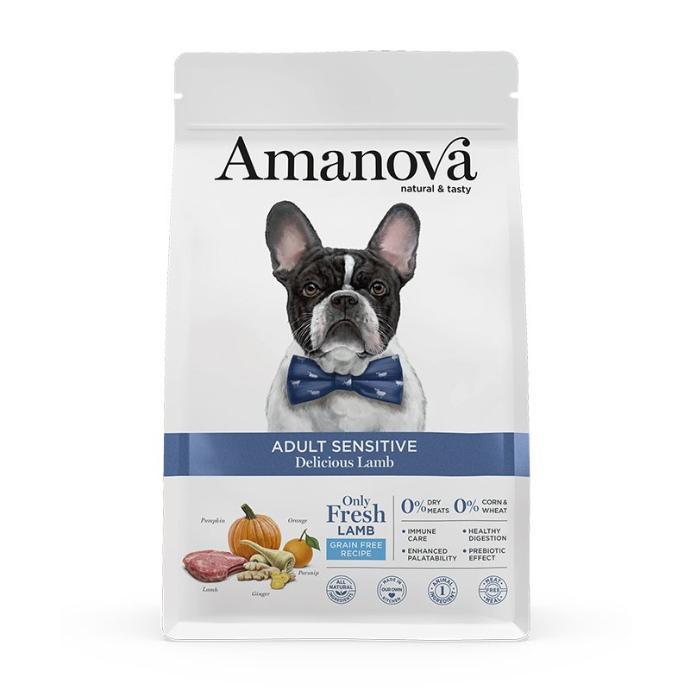 [S-AMJ40LA02] Amanova Adult Sensitive Cordero&Calabaza 2 Kg.