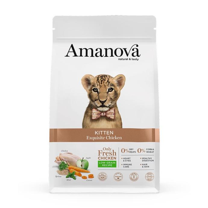 [S-AMA10KT04] Amanova Kitten Exquisite Chuicken&Quinoa 4Kg. 
