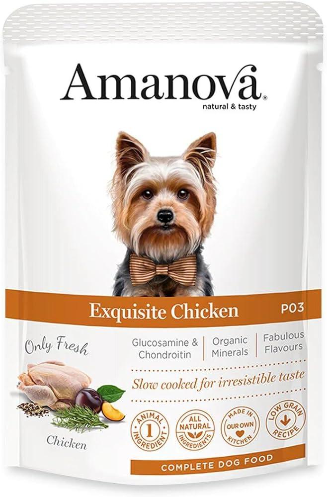 [S-AMT50PO1A] Amanova WET Adult Exquis Chicken Pouch 100 grs. 