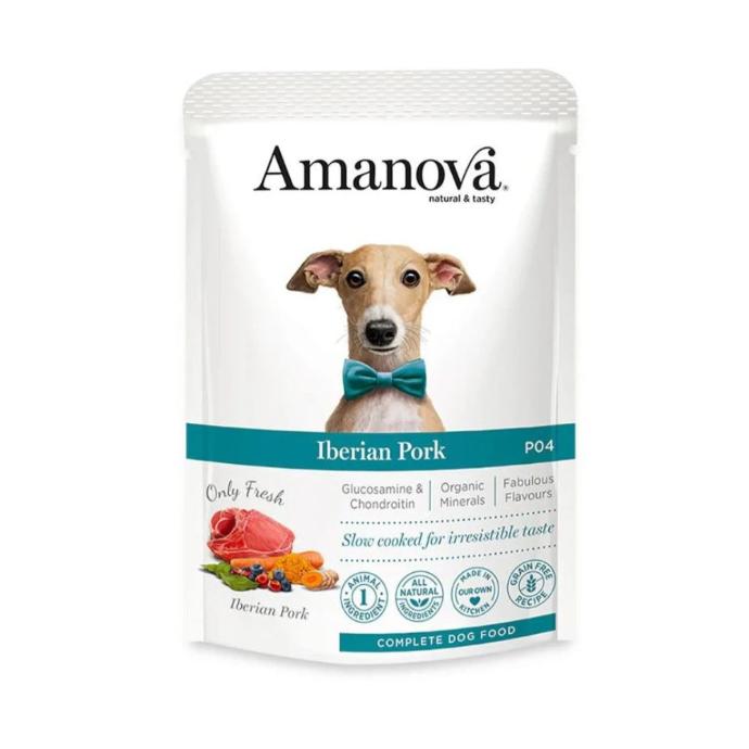 [S-AMT52CI1A] Amanova WET Adult Iberian Pork Pouch 100 grs.