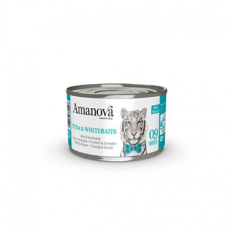[S-WEV89TW7A] Amanova Wet Cat Tuna&Anchoveta Broth 70 grs. 