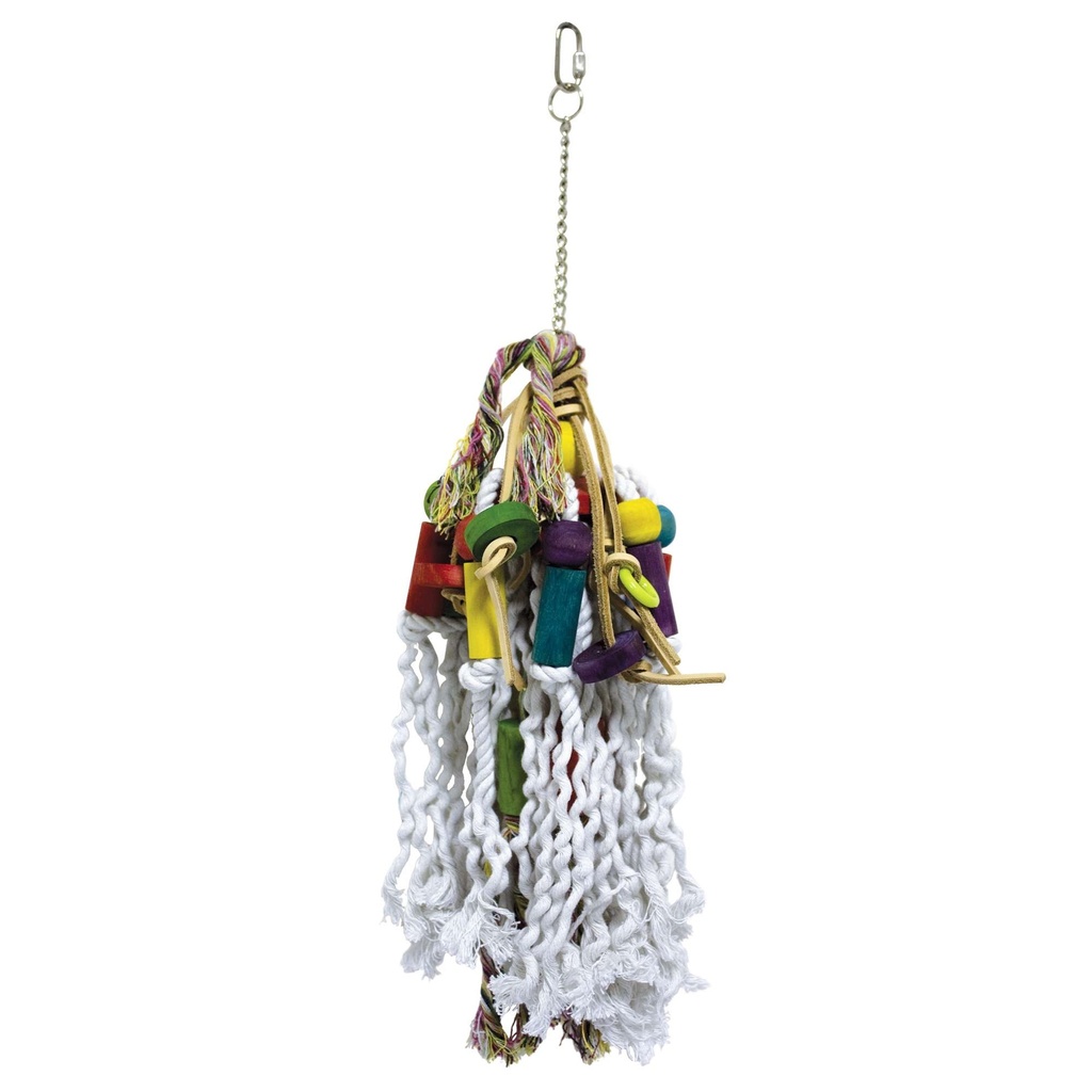 [BR132] Arbol Maderitas y Cuero  51 cm.