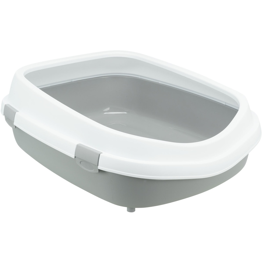 [40174] Bandeja Higienica Primo XXL, borde, 56X25X71 cm. Gr/Bl.