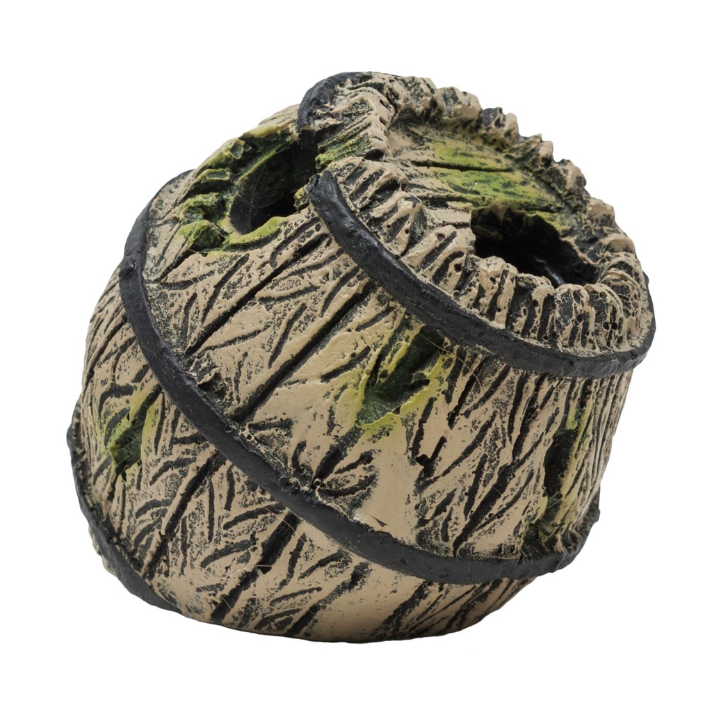 [OR182] Barril Hundido 8X7X7 cm. 