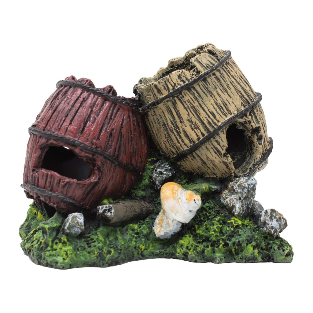 [OR183] Barriles Hundidos 12x9x9,2 cm.