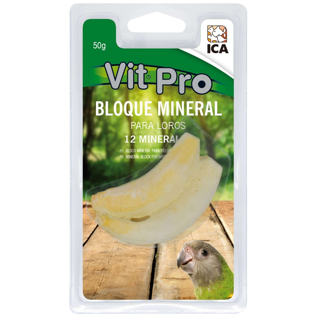[BC23] Bloque Mineral Loros Plátano 50 gr