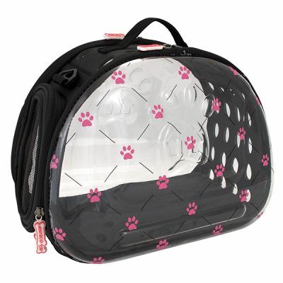 [PE30082] Bolso Transparente Plegable Paw 45x27x34 cm.