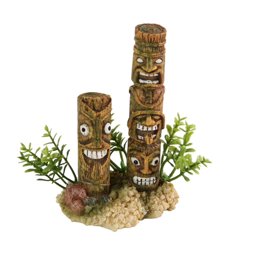 [OR226] COLUMNAS TRONCOS TIKI 11 cm.