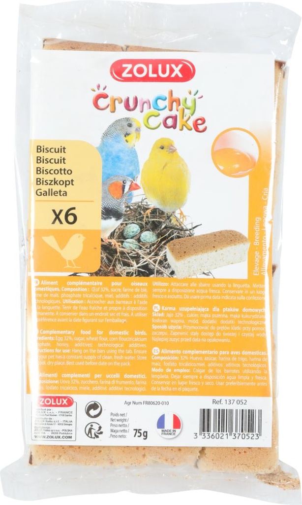 [137052] Crunchy Cake Gall. Crecim.X6