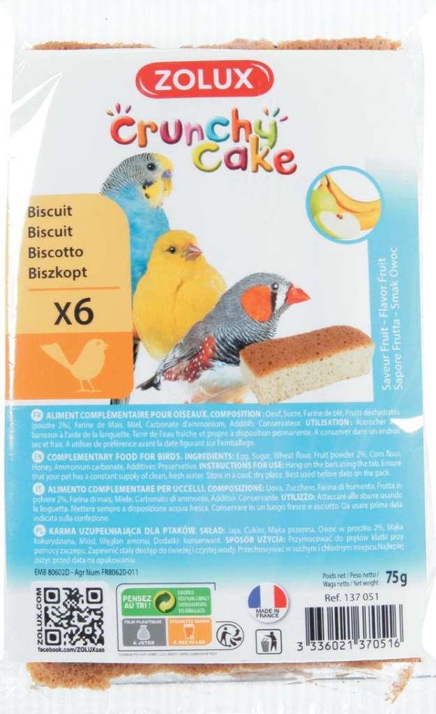 [137051] Crunchy Cake Gall. Manz/Plat X6