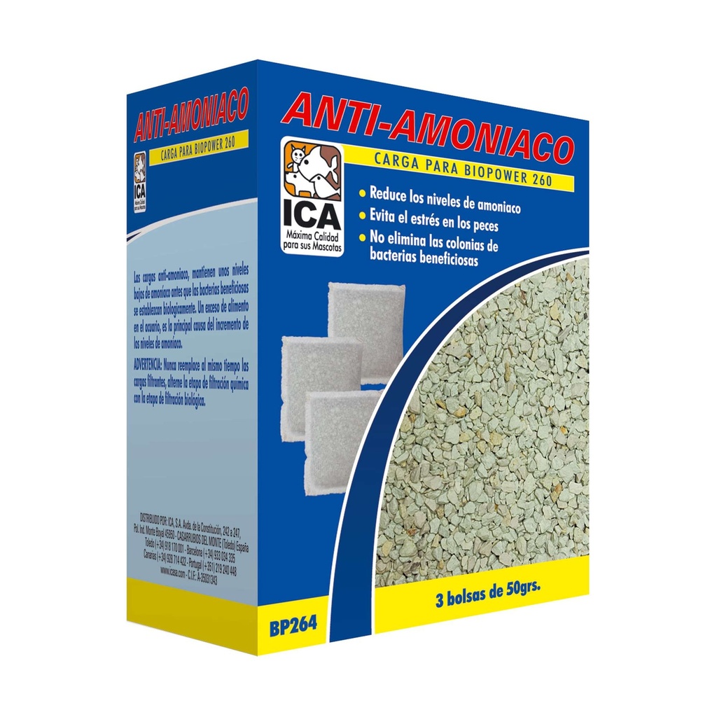 [BP265] Carga Antiamoniaco para Biopower260