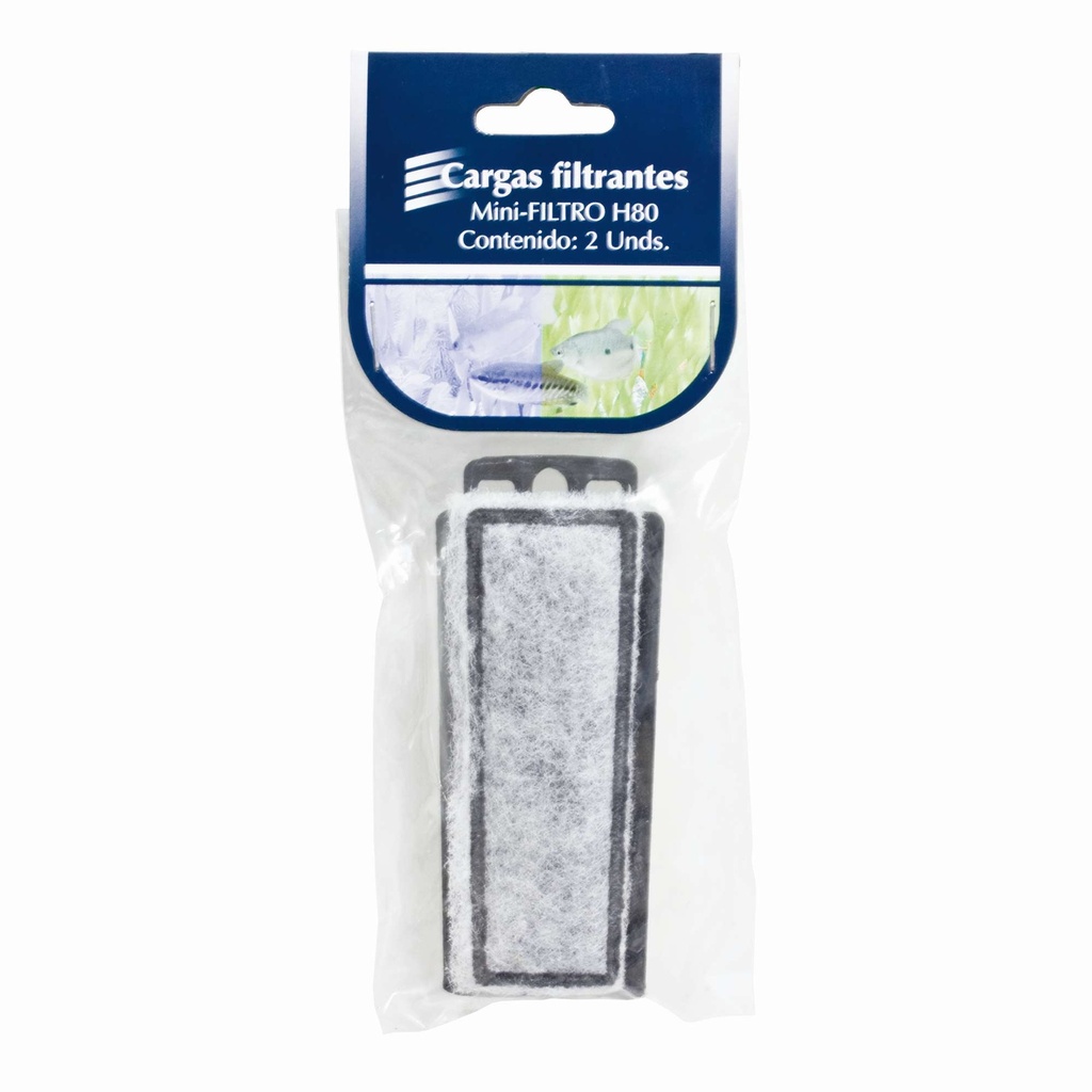 [H80C] Carga PreFiltro Carbón 2 Unds.H80