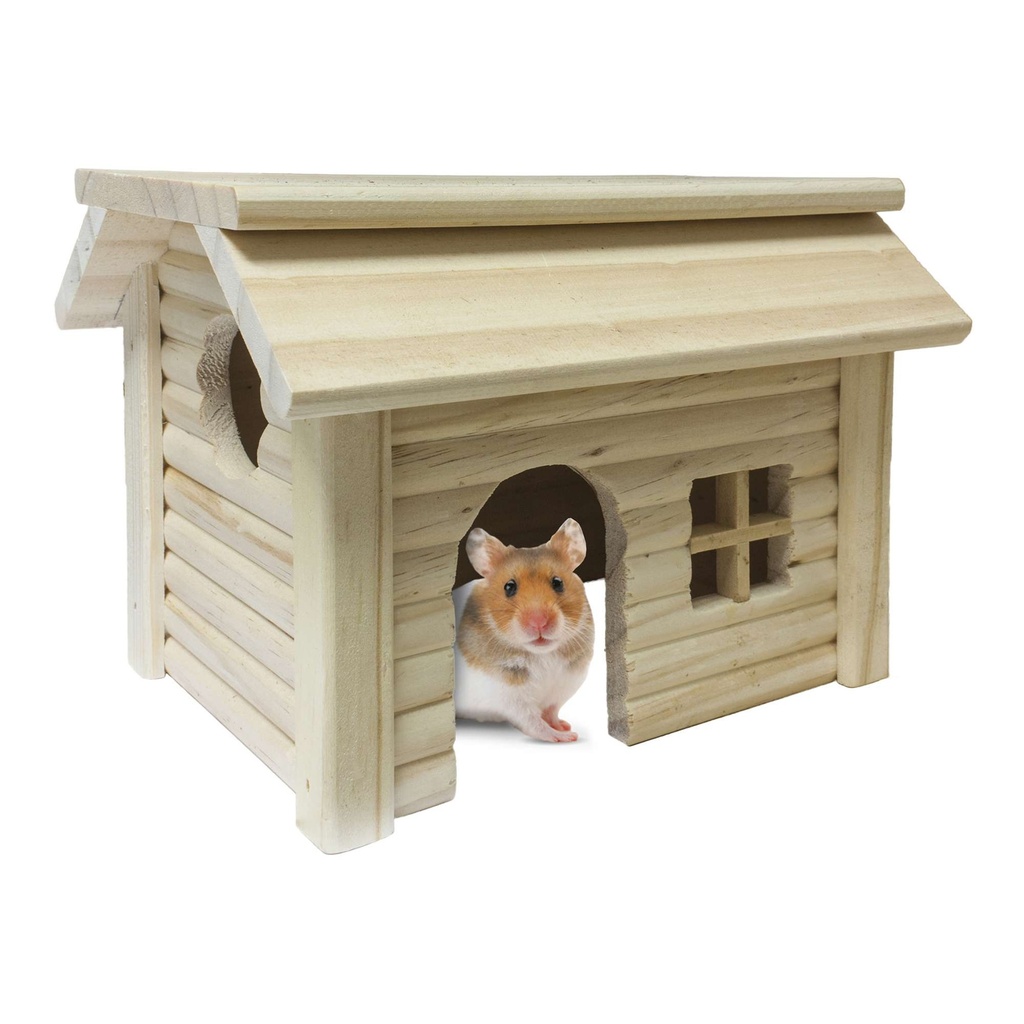 [CAS60] Casita madera con ventana26x17.5x12