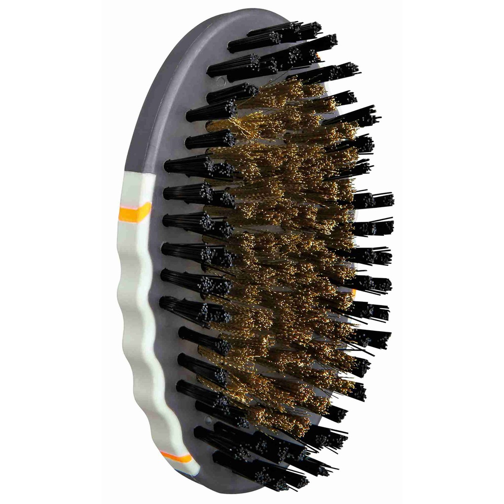 [2319] Cepillo Mano, Cerdas Nylon-latón, Plástico, 7x12cm