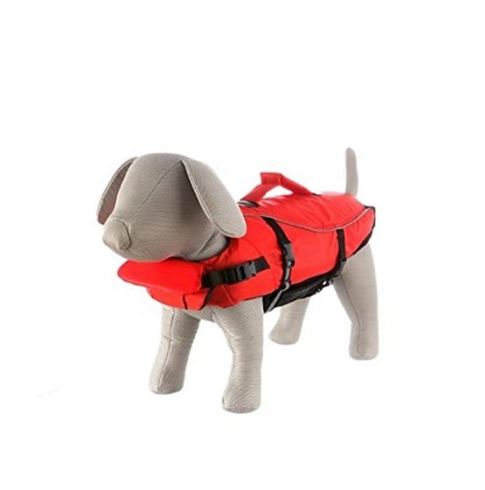 [30142] Chaleco Salvavidas Para Perros. S. 36 Cm. Rojo/Ng