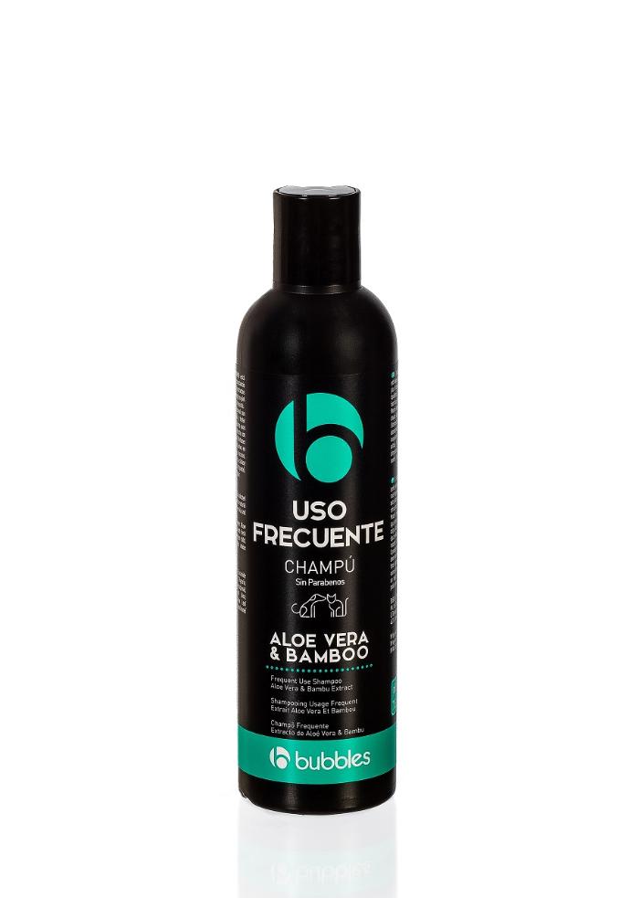 [1029] Champu Bubbles Uso Frecuente Aloe Y Bamboo 1L.