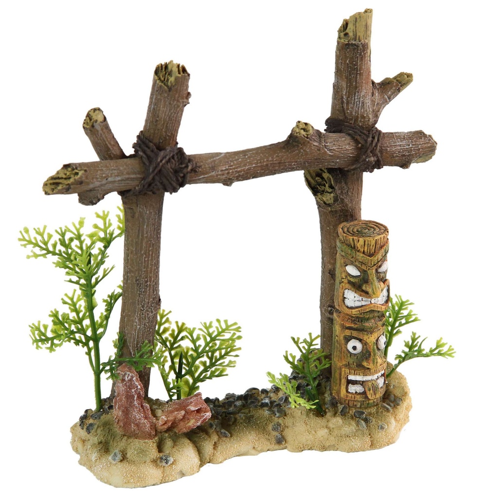 [OR228] Columnas Troncos Tiki 16,7 cm 