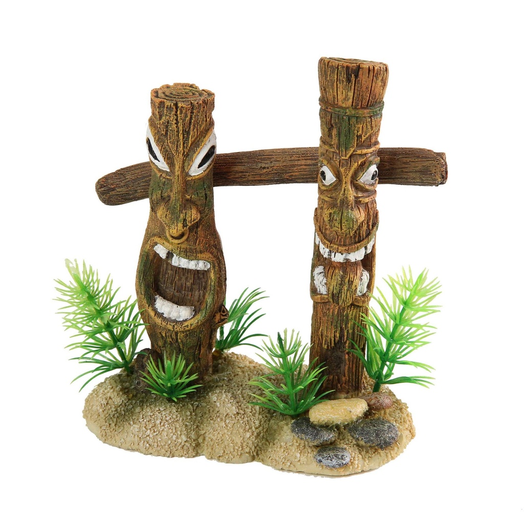 [OR227] Columnas troncos Tiki 14cm