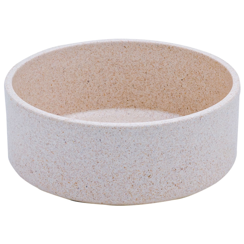 [CAB30] Comedero Bambu Blanco 17 cm. 1,2 L.    
