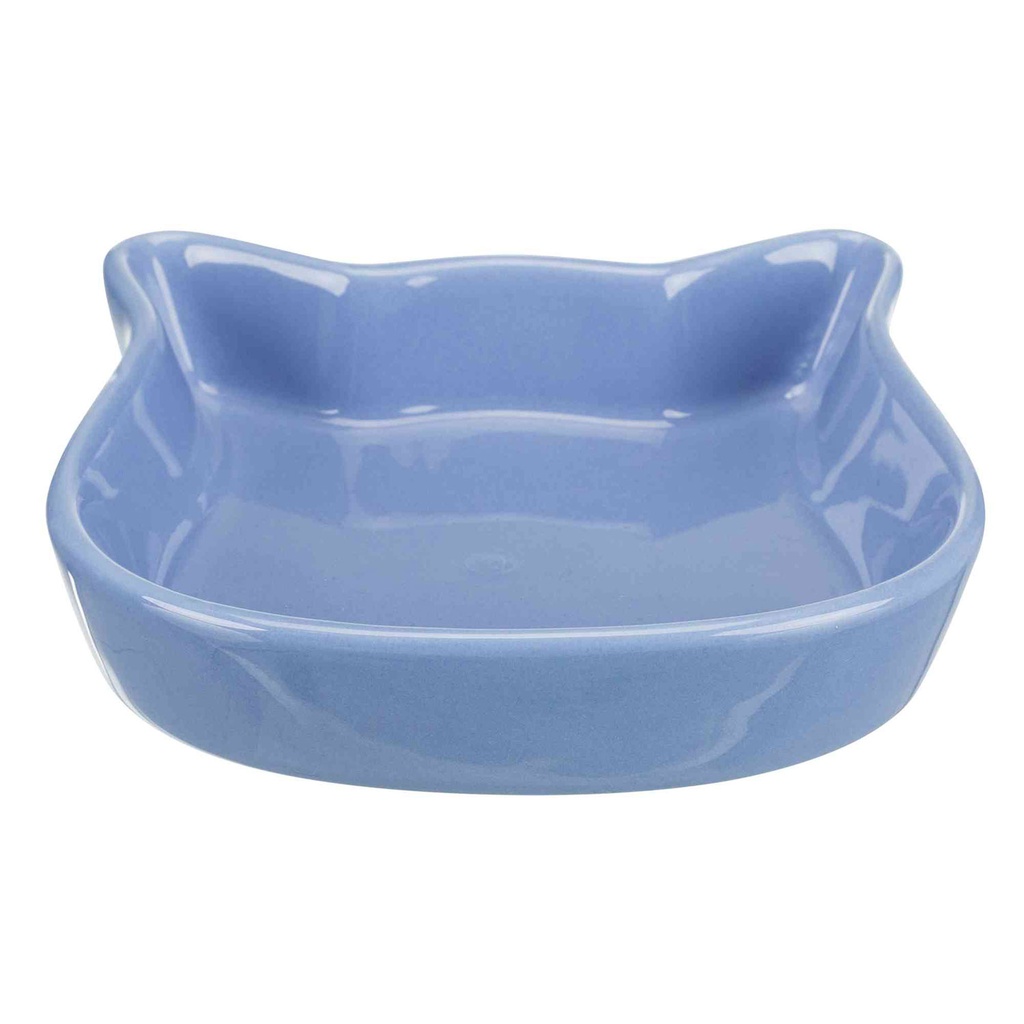 [24497] Comedero Cerámica Cara Gato, 0,25 L./12 cm.  