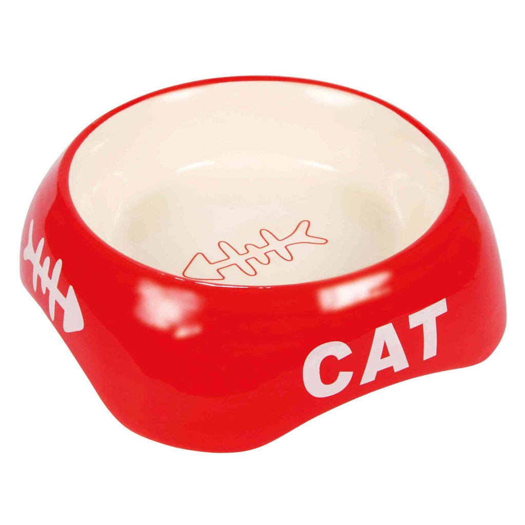 [24498] Comedero Cerámica Gatos, 0.2 L. 