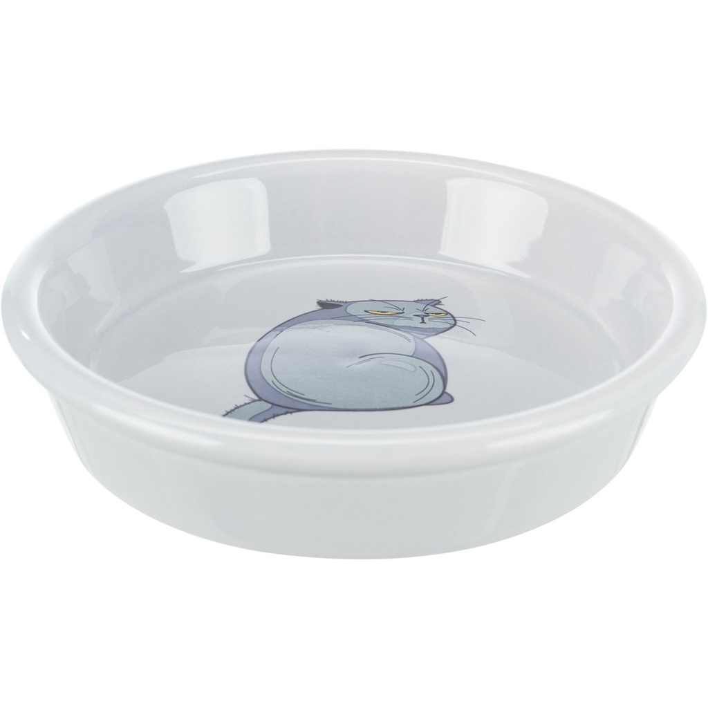 [24652] Comedero Cerámica, 0.25 l/Ø 13 cm. gris  