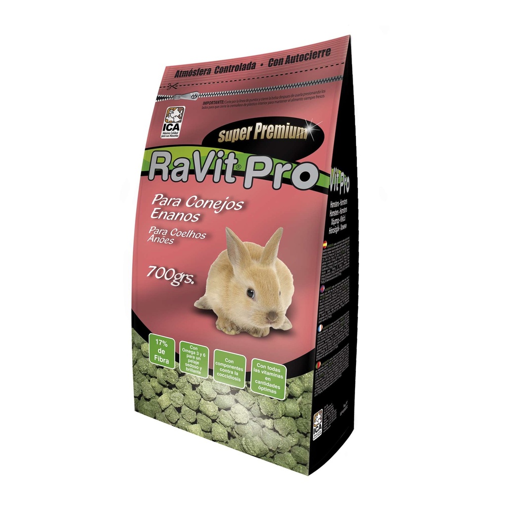 [VITP571] Conejos RaVit Pro 700 Grs.