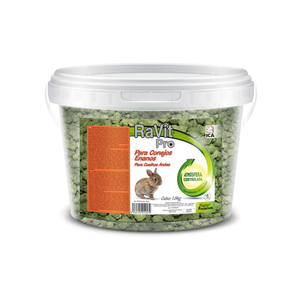 [VITP674] Conejos Ravit Pro Cubo A.C. 1,8 Kgs 