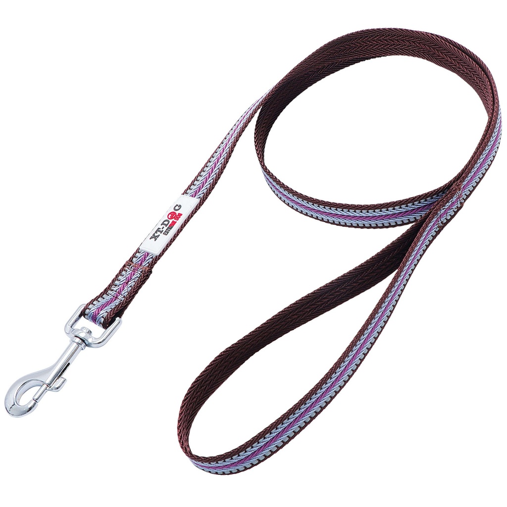[DR7052] Correa franjas 2X120 cm. malva     