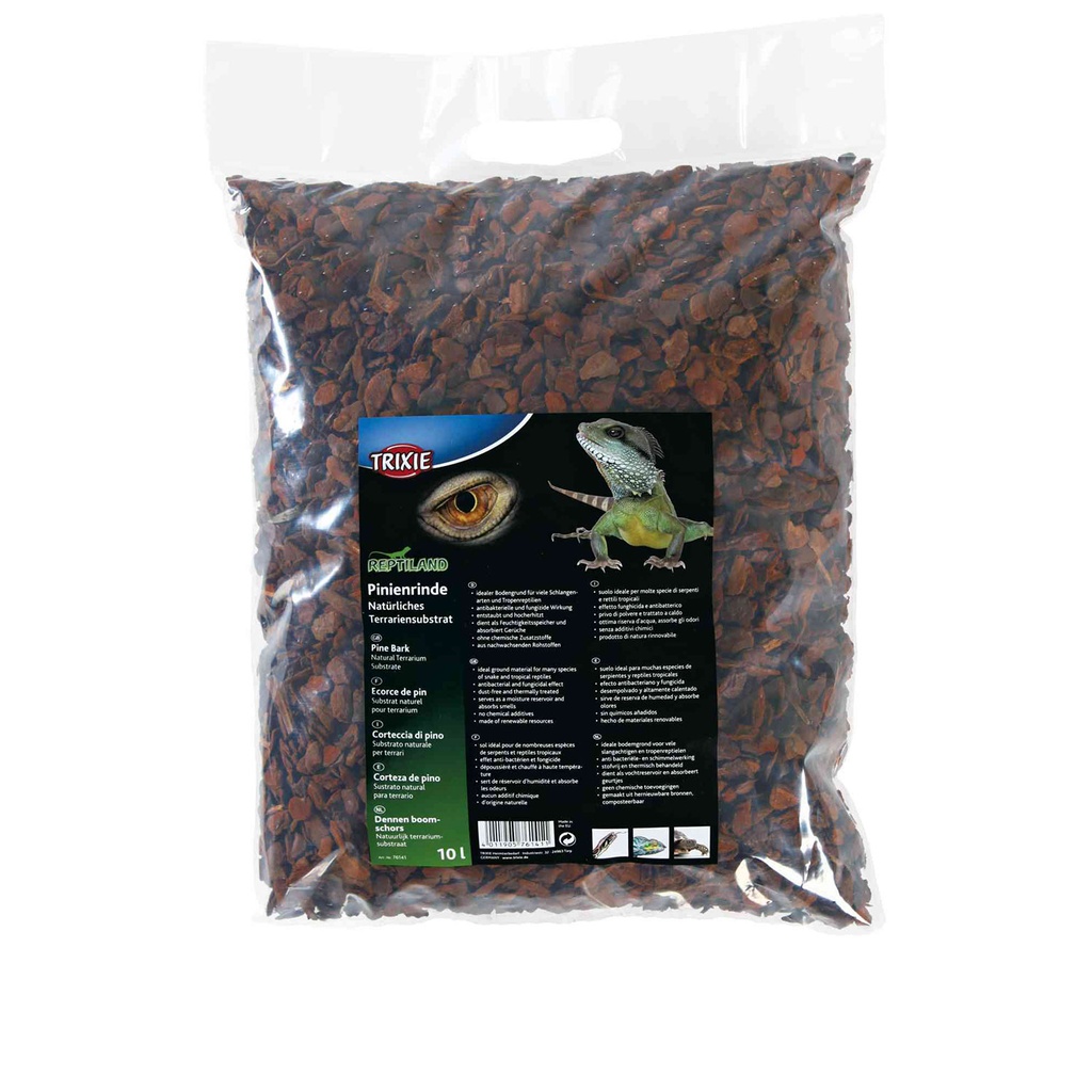 [76141] Corteza Pino. Sustrato Natural Terrario. 10 L