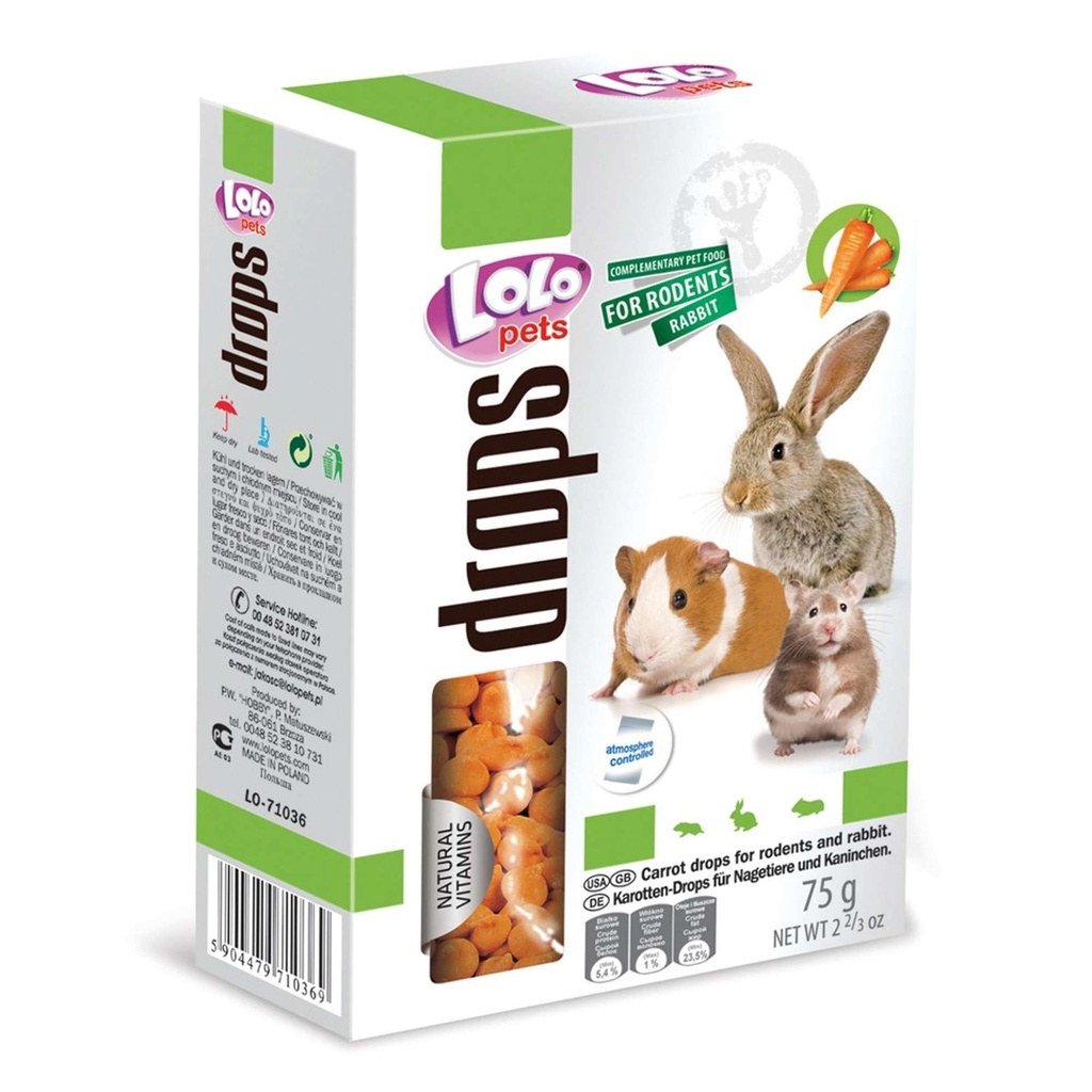 [LO71036] Drops de Zanahoria 75g